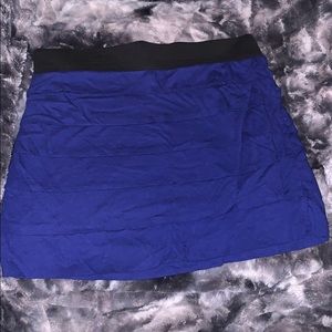 Express Mini Skirt in Cobalt Blue